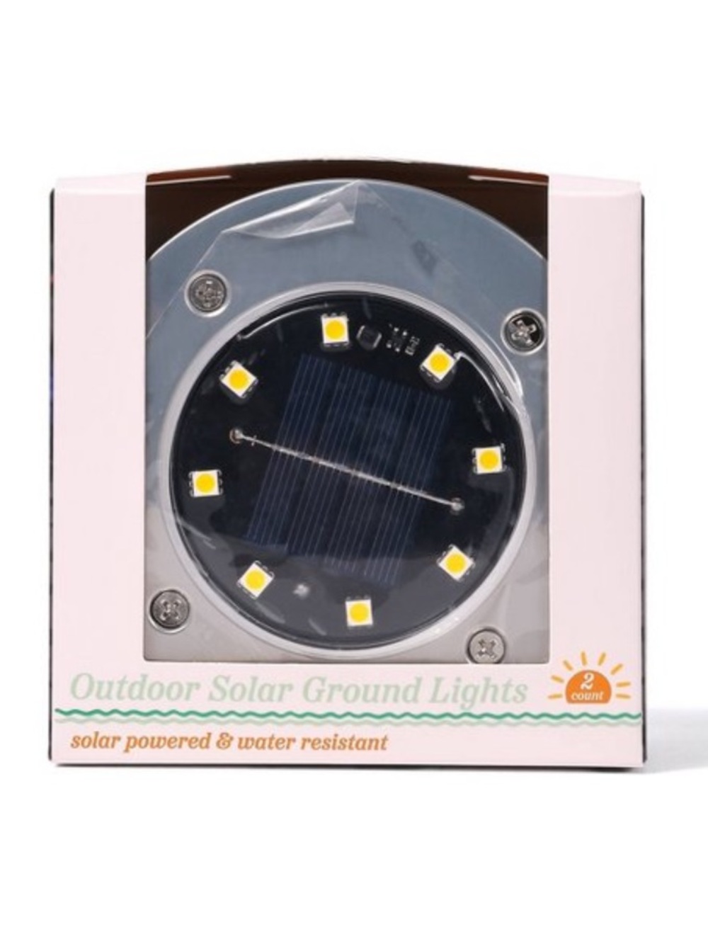 New! 2pk Outdoor Solar Ground Lights - Target Bullseye's Playground™
